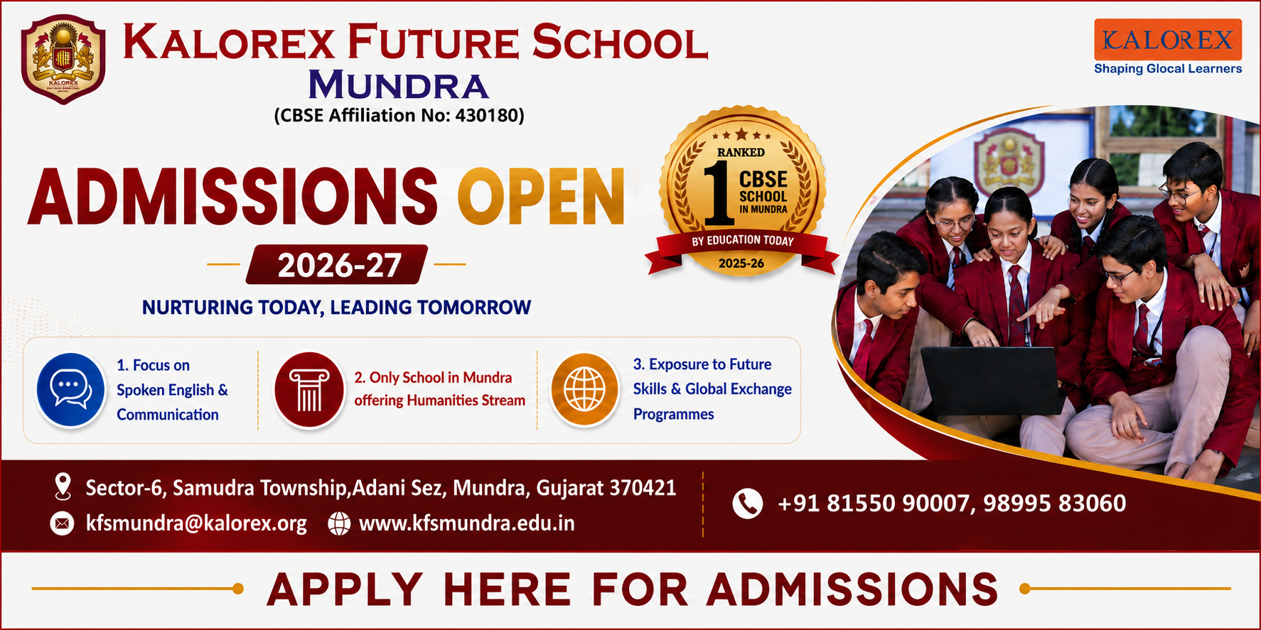 KFS Mundra website banner